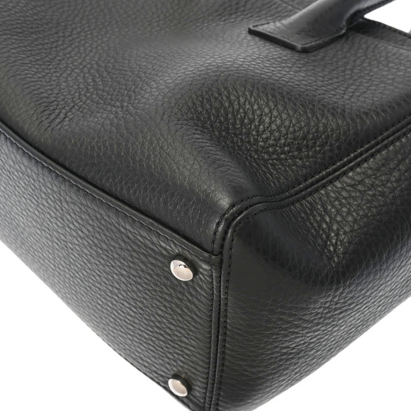 CHANEL Executive Tote Bag Black Grained Calfskin - Picture 6 of 9